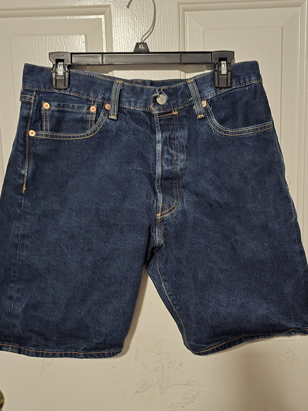 Levi's Dark Blue Denim Shorts Size 33W
